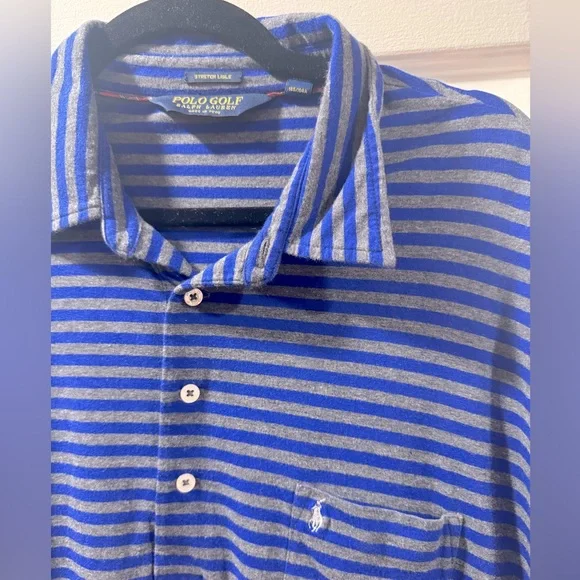 XL Polo Golf Ralph Lauren Striped Men's Shirt - Picture 1 of 6